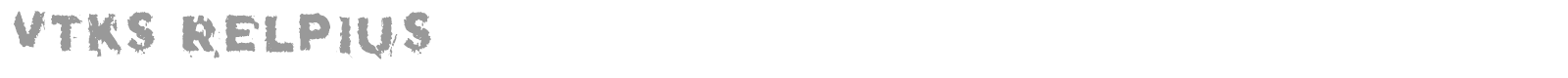 Vtks Relpius font preview